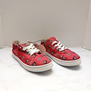 Betty Boop NWT Red Canvas Sneaker